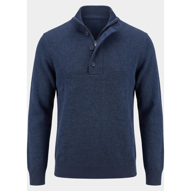 Bos Bright Blue Half zip 1171/103 indigo 212219 large