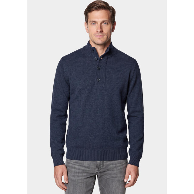 Bos Bright Blue Half zip 1171/103 indigo 212219 large