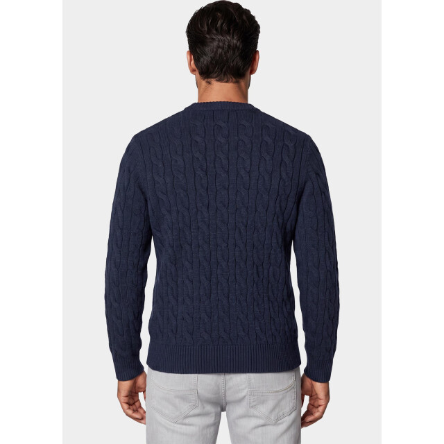 Bos Bright Blue Pullover heren 1191/103 navy 212224 large