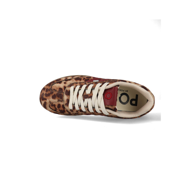 Posh by Poelman Sneakers megan 39 / bruin / bordeaux rood C1513403PSH7 large