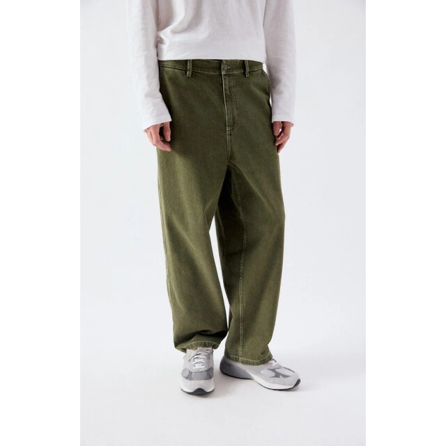 American Vintage Uzatown pants muza11a khaki MUZA11A large