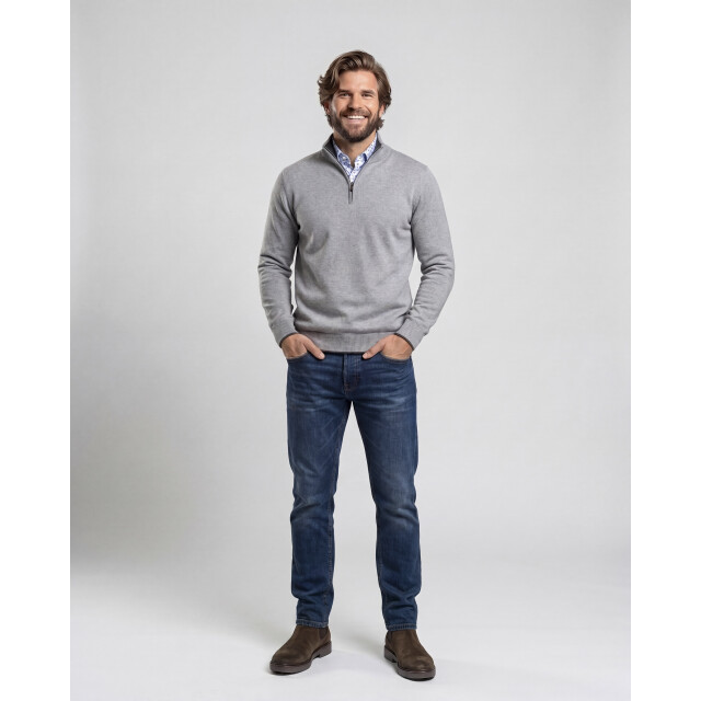 Campbell Schipperstrui mid grey melange 107883-004-L large