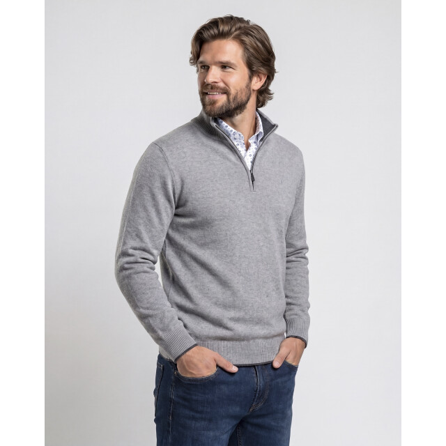 Campbell Schipperstrui mid grey melange 107883-004-L large