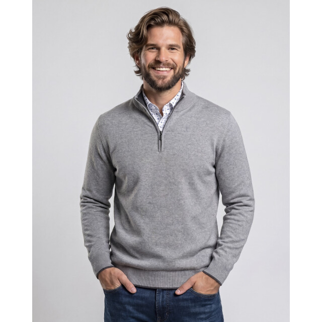 Campbell Schipperstrui mid grey melange 107883-004-L large