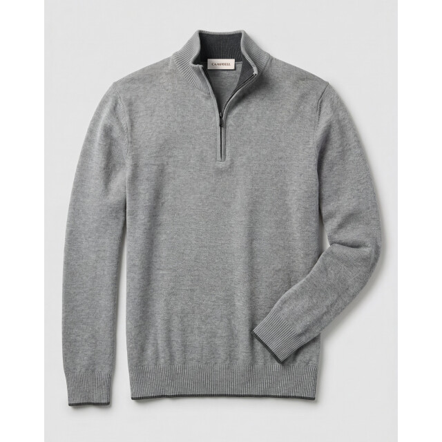 Campbell Schipperstrui mid grey melange 107883-004-L large