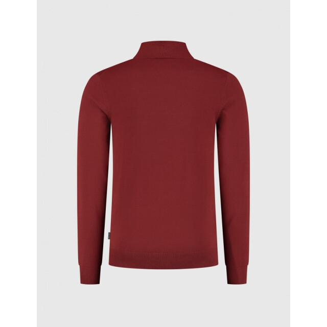 Saint Steve Cas 19480 50012 dark brick half zip trui 50012 Dark Brick/CAS 19480 large