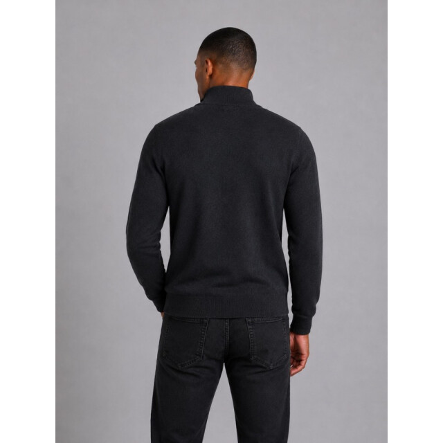 Saint Steve Cas 19480 90020 asphalt melee half zip trui 90020 Asphalt Melee/CAS 19480 large