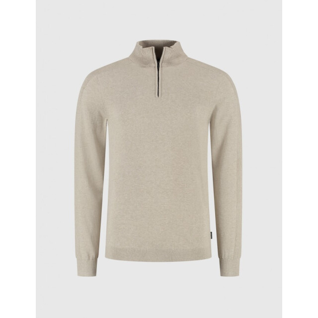 Saint Steve Elwin 20006 sand melee half zip trui 20006 Sand Melee/ELWIN large