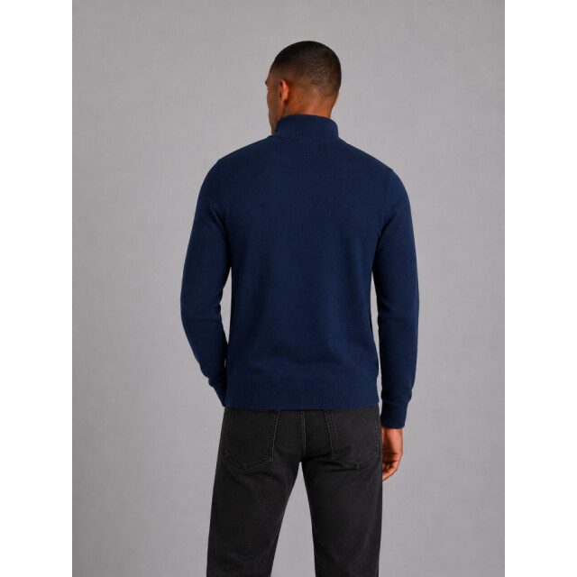 Saint Steve Cas 19480 70050 ocean blue half zip trui 70050 Ocean Blue/CAS 19480 large