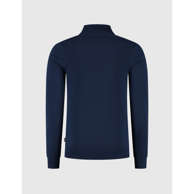 Saint Steve Cas 19480 70050 ocean blue half zip trui 70050 Ocean Blue/CAS 19480 large