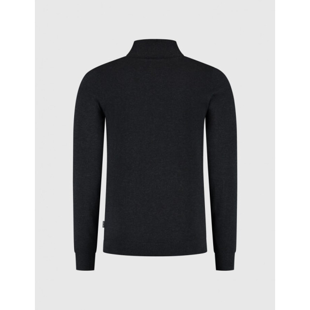 Saint Steve Cas 19480 90020 asphalt melee half zip trui 90020 Asphalt Melee/CAS 19480 large