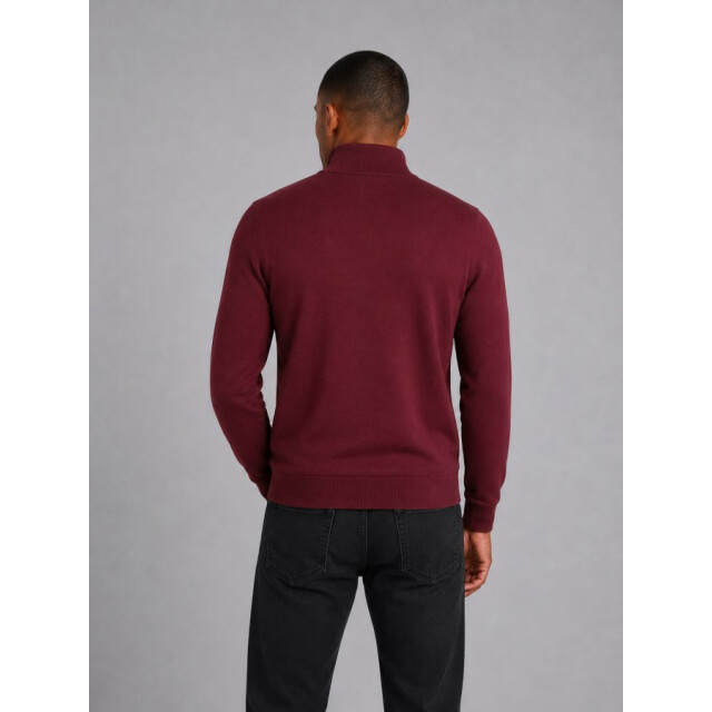 Saint Steve Cas 19480 50012 dark brick half zip trui 50012 Dark Brick/CAS 19480 large