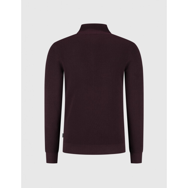Saint Steve Dominic-s 80032 merlot half zip trui 80032 Merlot/DOMINIQUE large