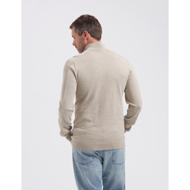 Saint Steve Elwin 20006 sand melee half zip trui 20006 Sand Melee/ELWIN large