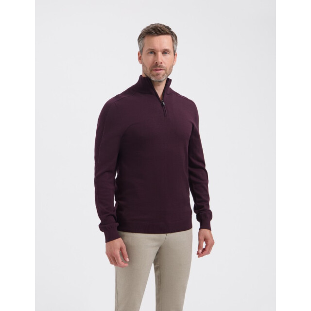 Saint Steve Elwin 80032 merlot half zip trui 80032 Merlot/ELWIN large