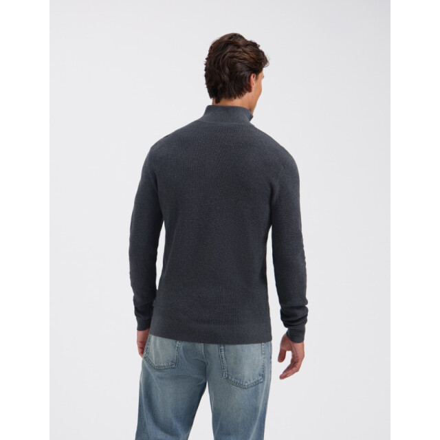 Saint Steve Dominic 90021 titanium grey melee half zip trui 90021 Titanium Grey Melee/DOMINIQUE large