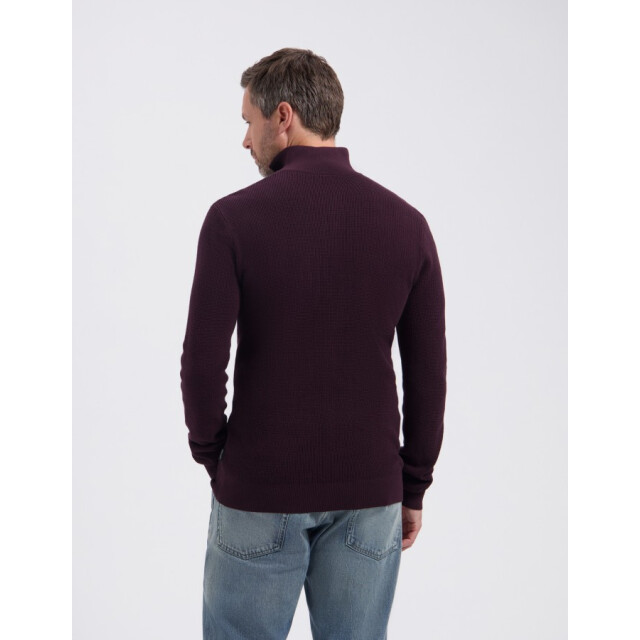 Saint Steve Dominic-s 80032 merlot half zip trui 80032 Merlot/DOMINIQUE large