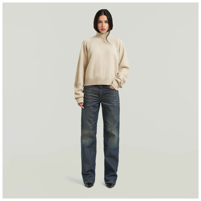 G-Star Heavy moto turtle knit wmn D30059-D770-1214 large