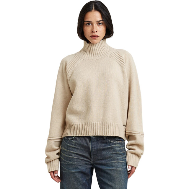 G-Star Heavy moto turtle knit wmn D30059-D770-1214 large