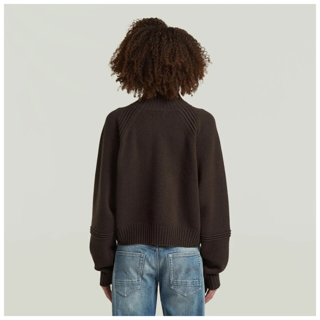 G-Star Heavy moto turtle knit wmn D30059-D770-D311 large