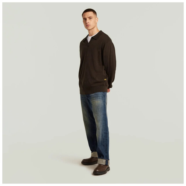 G-Star Wool refined polo collar knit D30769-D770-D311 large