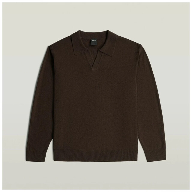 G-Star Wool refined polo collar knit D30769-D770-D311 large
