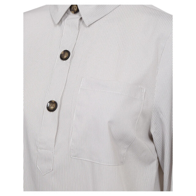 Free Quent Fqflyna shirt fine stripe off white 211842-7076 large