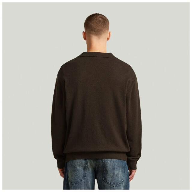 G-Star Wool refined polo collar knit D30769-D770-D311 large