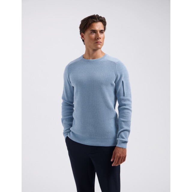 Saint Steve Lux 70045 ashley blue crew neck trui 70045 Ashley Blue/LUX large