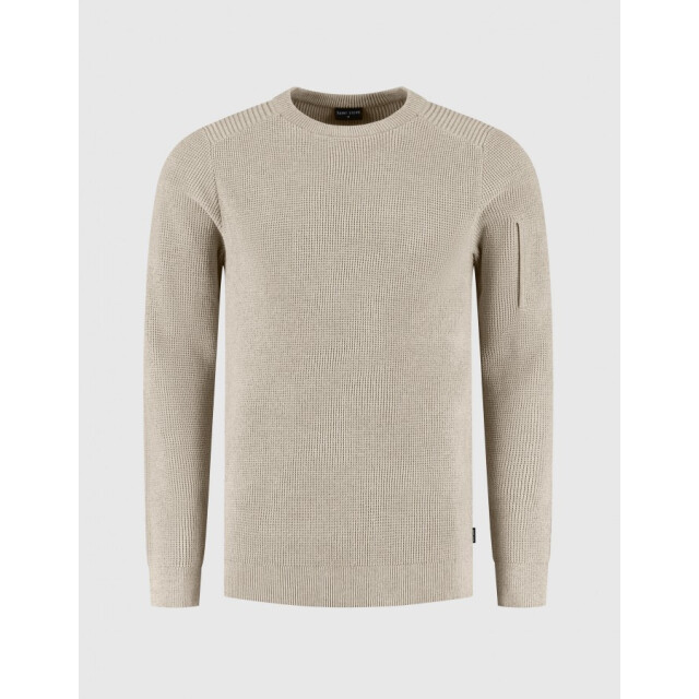 Saint Steve Lux 20006 sand melee crew neck trui 20006 Sand Melee/LUX large