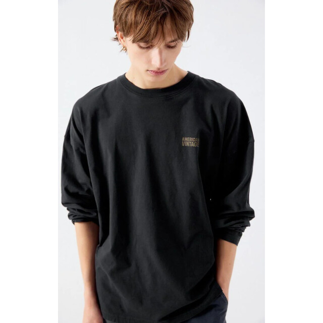 American Vintage Tee shirt gixy mgix02b black MGIX02B large