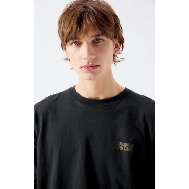American Vintage Tee shirt gixy mgix02b black MGIX02B large