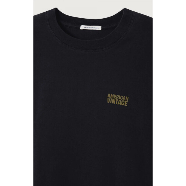 American Vintage Tee shirt gixy mgix02b black MGIX02B large