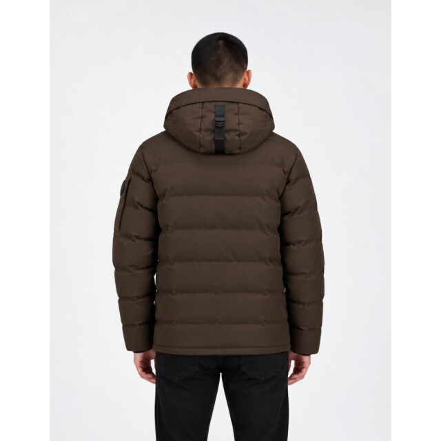 Airforce Mitchell parka dark coffee heren jack airfo Dark Coffee/MITCHELL PARKA large