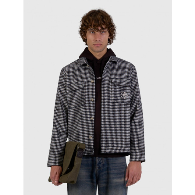 Pure Path 26030215 54 houndstooth shirt overshirt 54/26030215 large