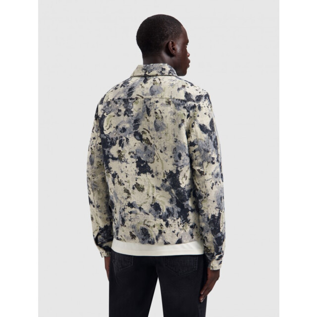 Pure Path 26030204 53 jacquard flower full-zip overshirt purep 53/26030204 large