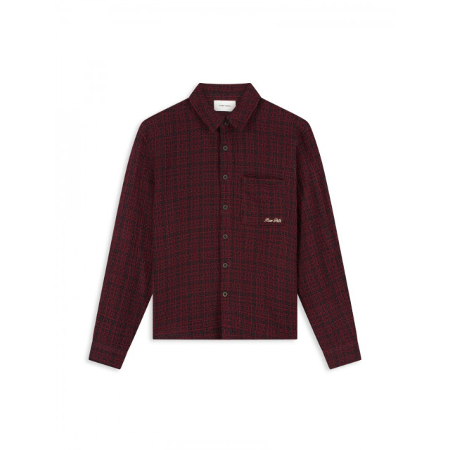 Pure Path 26030208 02 structured checked overshirt purep 02/26030208 large