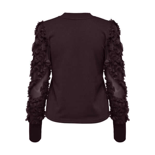 Jacqueline de Yong Fairview sweatshirt met mesh mouwen 15220558 large