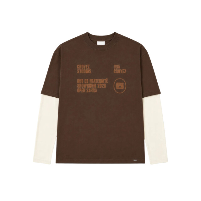 croyez homme Showroom double sleeve t-shirts crb50026011 CRB50026011 large