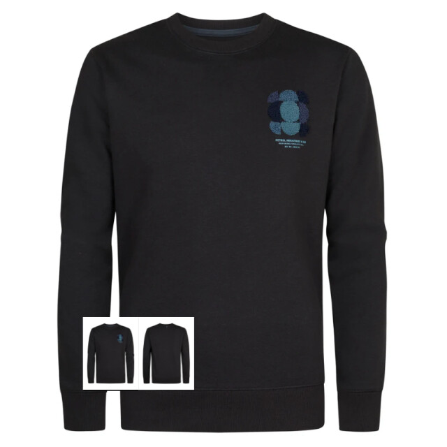 Petrol Industries Industries sweater met logo artwork M-3060-SWR183 large