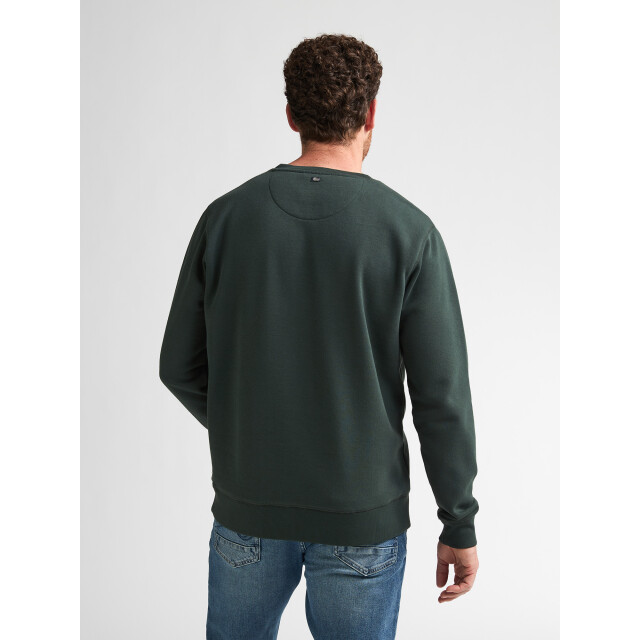 Petrol Industries Industries sweater met borstlogo forest green M-3060-SWR180 large