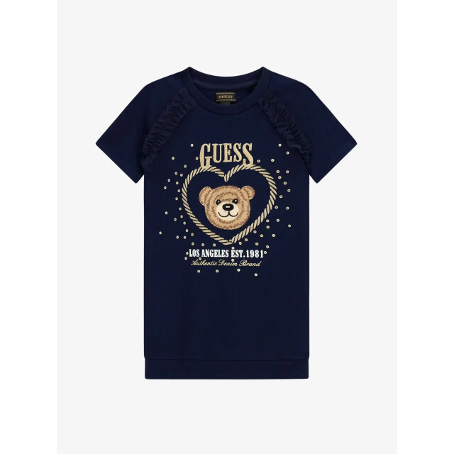Guess Meisjes jurk punto milano secret blauw K6RK01-KAUH0-G7HR large