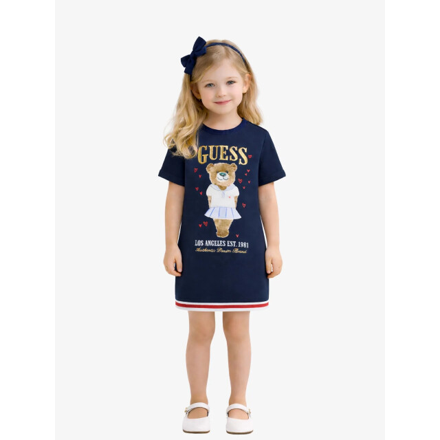 Guess Meisjes jurk sweat K6RK11-KAD74-G7HR large