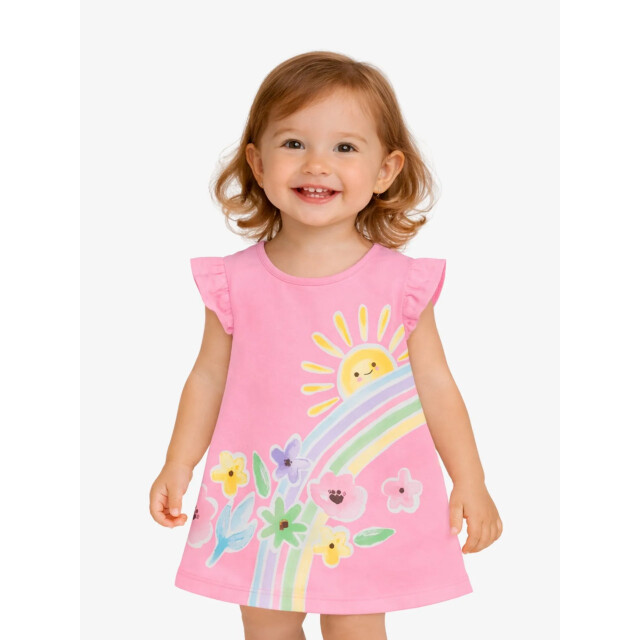 Mayoral Meisjes jurk regenboog 1-810-24 large