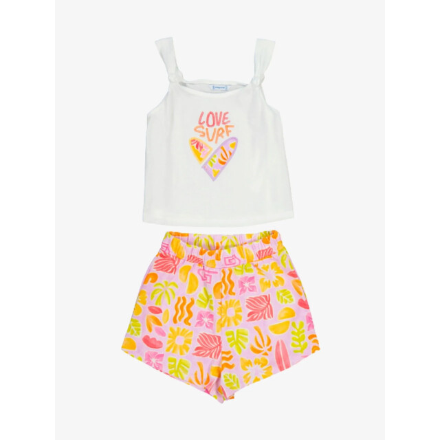 Mayoral Meisjes set short printed lila 6-210-64 large