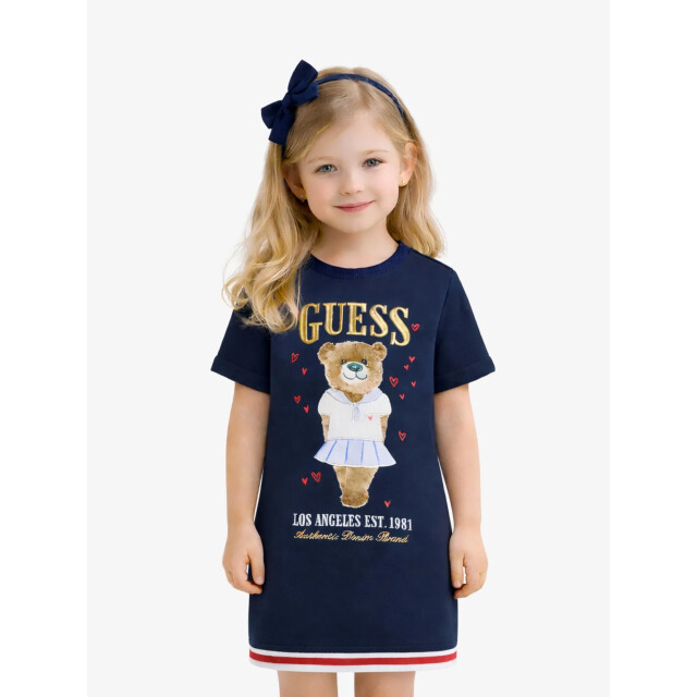 Guess Meisjes jurk sweat K6RK11-KAD74-G7HR large