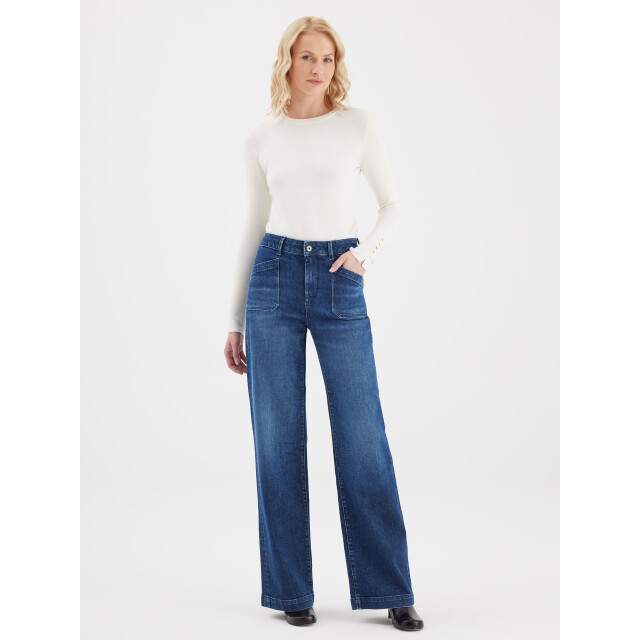 C.O.J. Denim Broek mira dark blue Mira - Dark Blue large