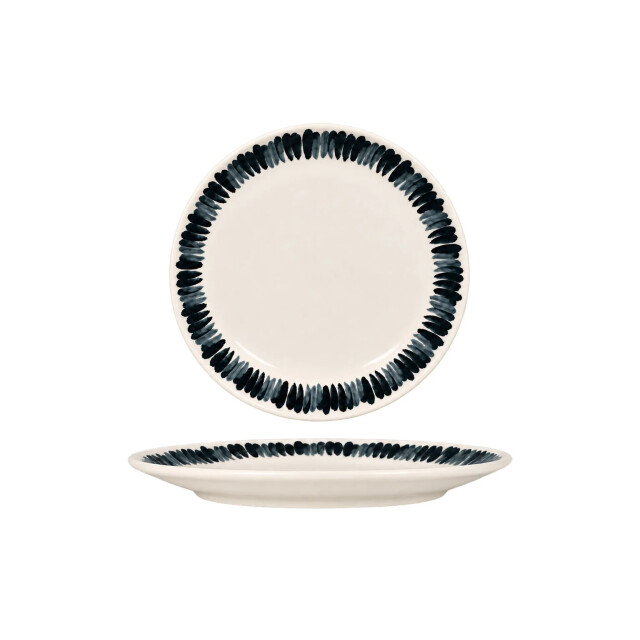 Bonna Dinerbord lavis black porselein 25 cm set van 6 3694734 large
