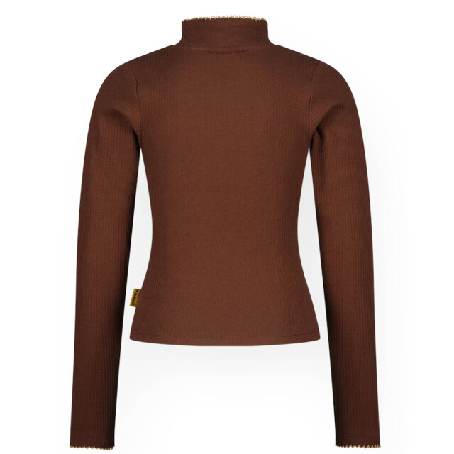 Vingino Vingino Top lange mouw AW26KG300158 Tops & T-Shirts Bruin Vingino Top lange mouw AW26KG300158 large