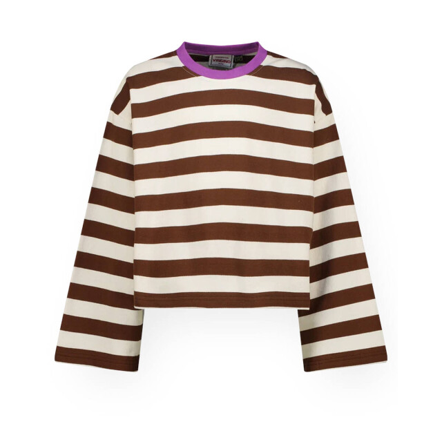 Vingino Vingino Top lange mouw AW26KG300162 Tops & T-Shirts Bruin Vingino Top lange mouw AW26KG300162 large